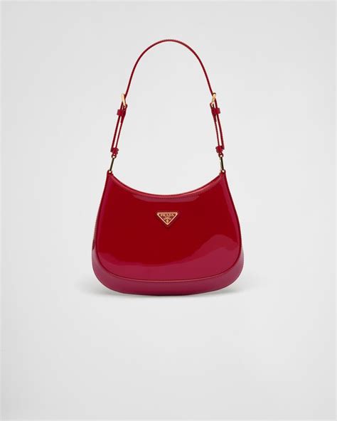 prada cherry red bag|cleo bag.